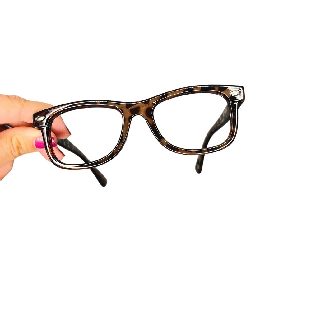 Tortoise Shell Frameless Glasses Costume - Picture 2 of 5